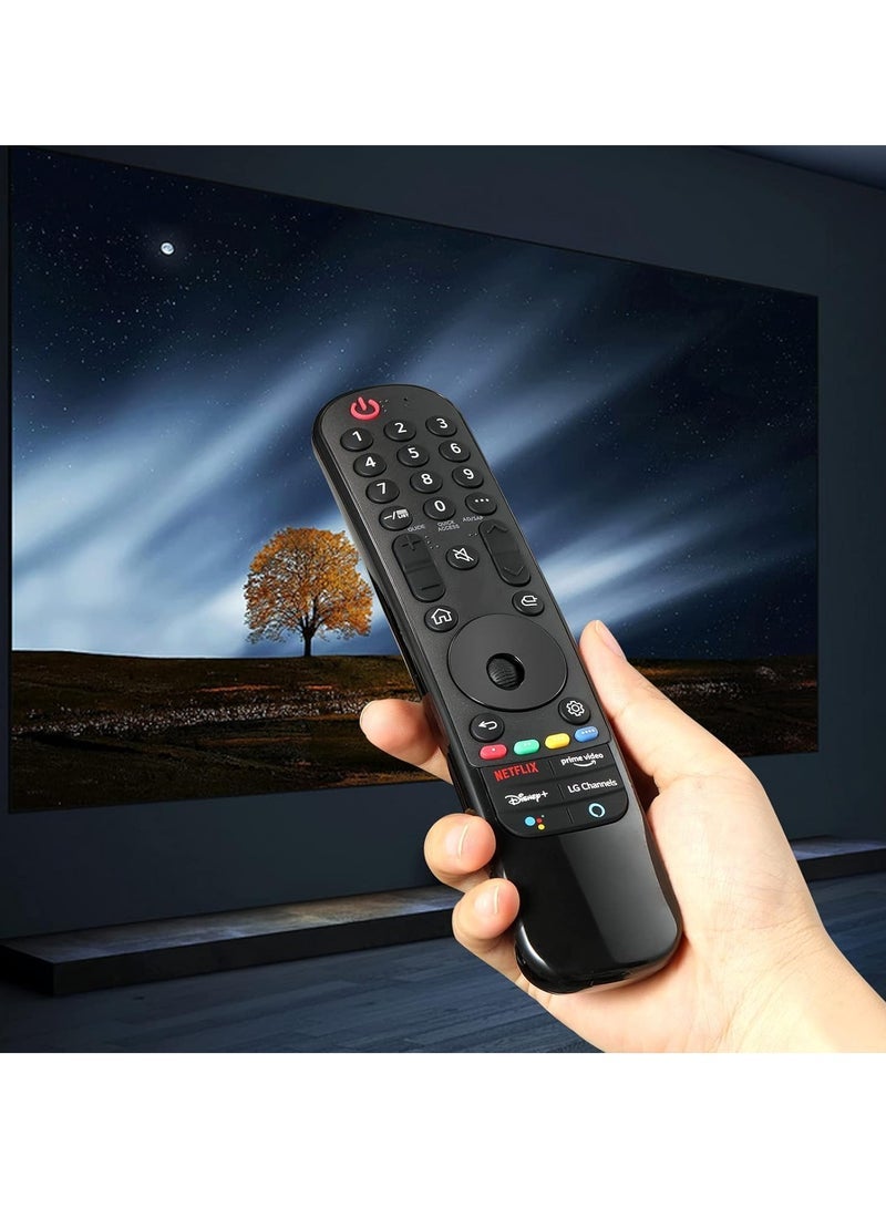 PopZa Magic Remote Control AN-MR21GA for LG TV Models (Without Voice Magic Pointer Function) with battery - Image 5