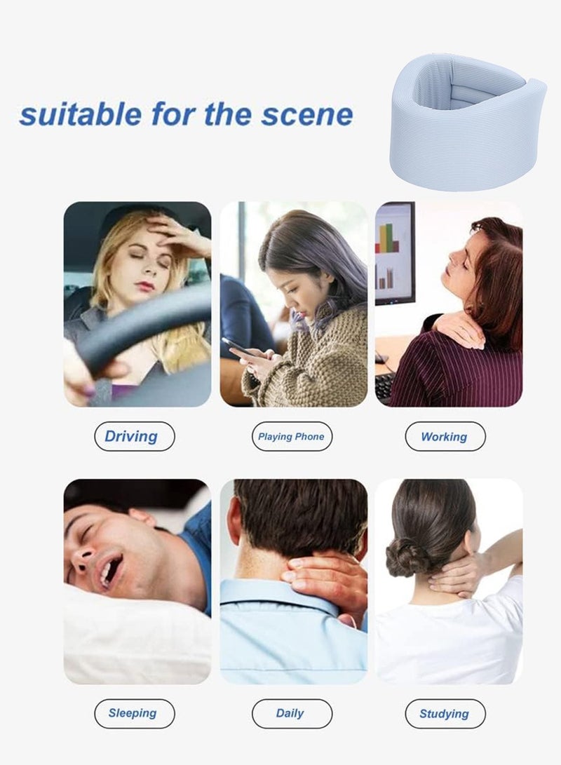 BEIRUI Neck Brace for Neck Pain and Support Soft Neck Support Relieves Pain & Pressure in Spine for Women and Men Wrap Align Stabilize Vertebrae Foam Cervical Collar for Sleeping - Image 5