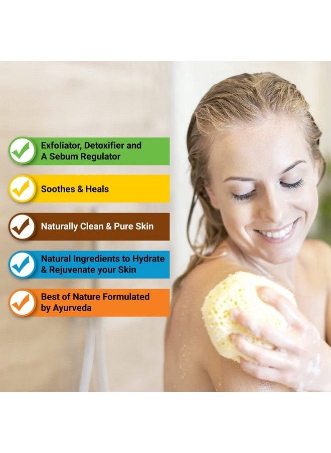 Simply Vedic - Kaolin Clay Soap Bar For Body Hand Face. Cold Pressed With Coconut Oil Handmade Gift Set For Men & Women. 100 Grams - Image 1