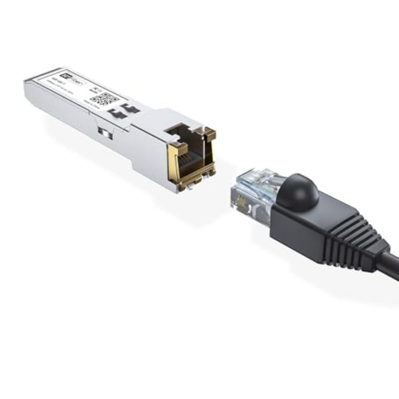 H!Fiber 1.25G SFP to RJ45 Module, Copper Ethernet Transceiver for Cisco GLC-T/SFP-GE-T, Meraki MA-SFP-1GB-TX, Mikrotik, Ubiquiti UniFi UF-RJ45-1G, Intel, TP-Link and More, 100m, 2 Pack - Image 5