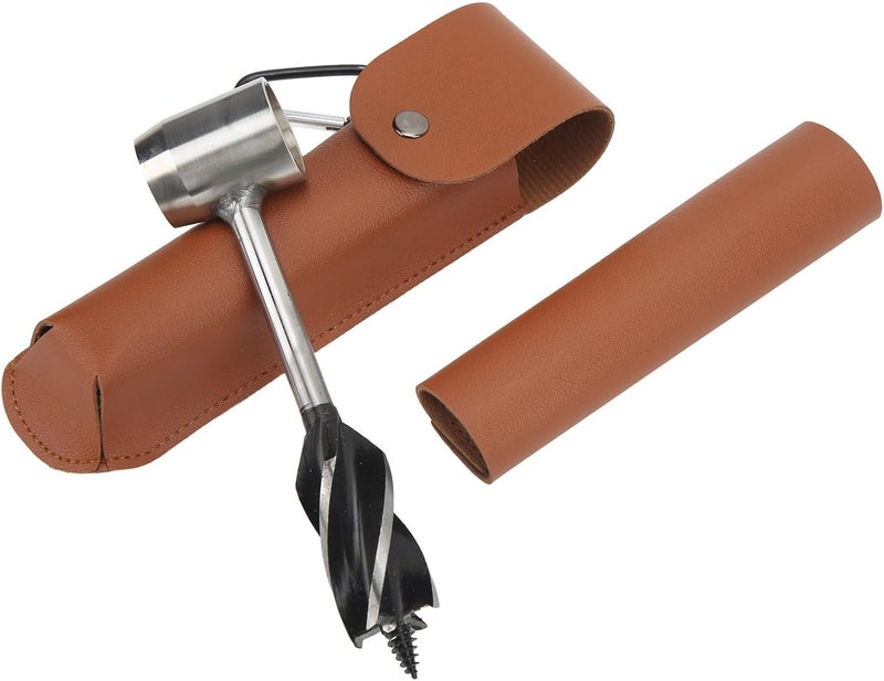 Room to room portable Aramox Durable Stainless Steel Wood Auger Drill Bit Tool for Outdoor Enthusiasts, Hand Auger Wrench Set with Storage Bag (Brown PU Leather Bag and Holster) Multi item matching Trendy varied sizing alternatives Diverse application fit Heat insulation layer Light & heavy use compatible Diverse purchase options Gulf lifestyle friendly Multi-purpose fine material Premium quality Growing order stock support Multiple local stock source Multi usage Universal design Market multi-use trusted quality Meet daily life needs Big & small space compatible All user affordable trusted quality Practical daily solution Heavy load resistant Upgraded quality Longevity upgraded craftsmanship Exclusive bargain Fixed delivery schedule Temp fluctuation resistant crafted quality - Image 1