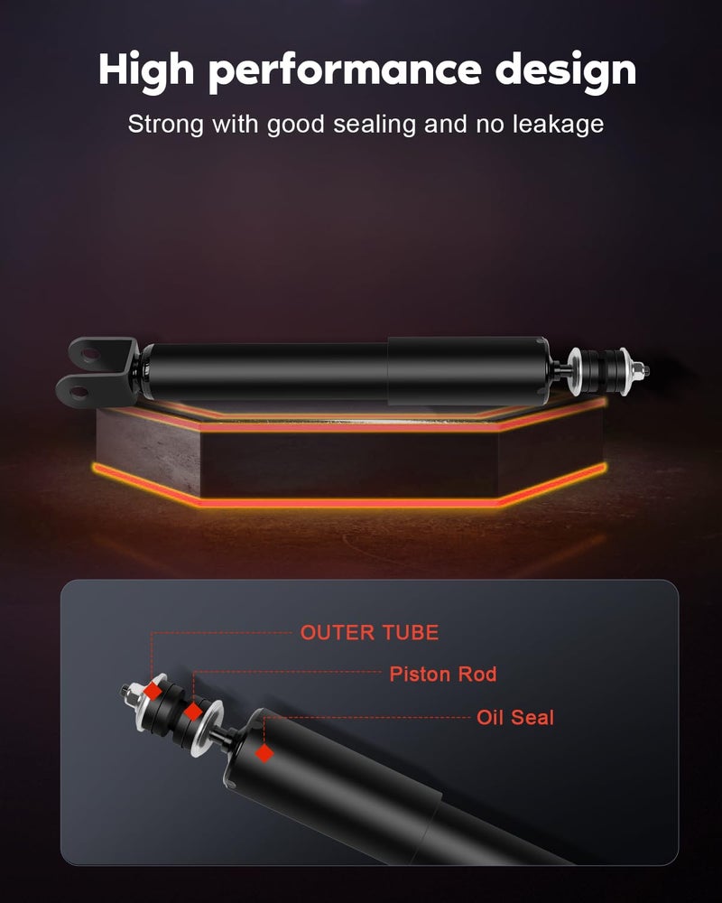 cciyu 2 x Front Shock Fit for 2002-2006 for Chevrolet Avalanche 1500,1999-2006 for Chevrolet Silverado 1500/for GMC Sierra 1500,for Suburban 1500/Tahoe/for GMC Yukon 344381 - Image 2