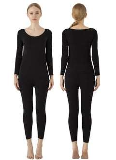 RATSAW Women Thick Thermal Underwear Set Ladies Long Johns Thermal Set Fleece Lined Premium Soft Thermal Underwear XL  - Image 1