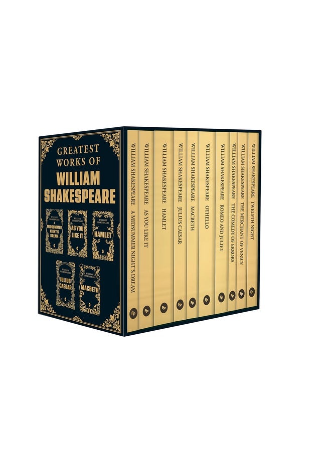 Greatest Works of William Shakespeare (Boxed Set of 10) - Hamlet,Othello,The Merchant of Venice,Macbeth,The Comedy of Errors,Romeo & Juliet,Julius Caeser,Twelfth Night,A Midsummer Night's Dream