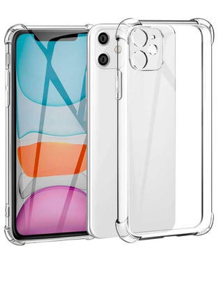 Back Cover with 4 Airbag Corner And camera protection Compatible With iphone 11-6.1 inches - Clear - pzsku/Z406BAA21C2304154DCD4Z/45/_/1724257292/48ac19e0-000d-4890-ad40-5e07bcc178a1