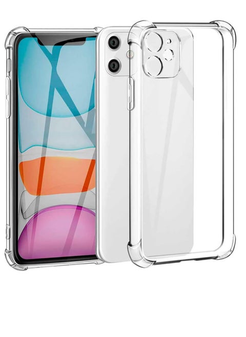 Back Cover with 4 Airbag Corner And camera protection Compatible With iphone 11-6.1 inches - Clear