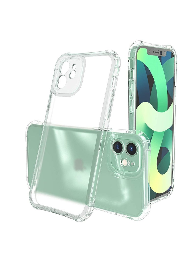 Back Cover with 4 Airbag Corner And camera protection Compatible With iphone 11-6.1 inches - Clear