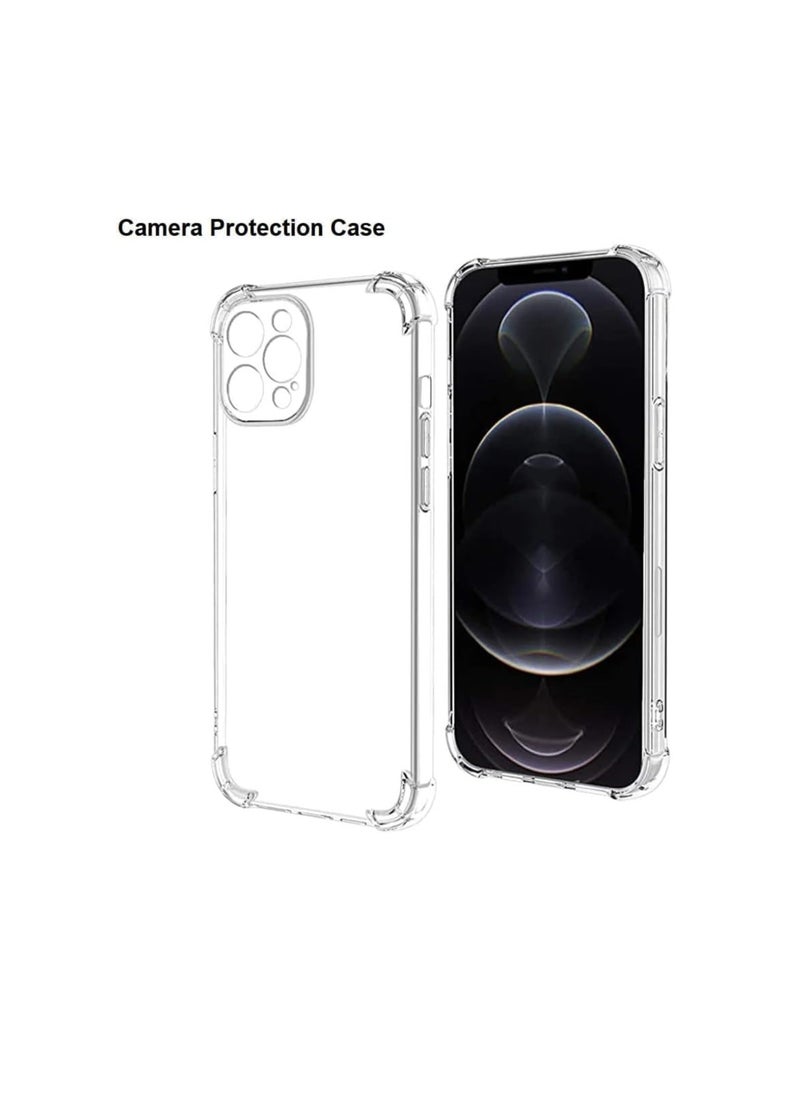 Back Cover with 4 Airbag Corner And camera protection Compatible With iphone 11-6.1 inches - Clear