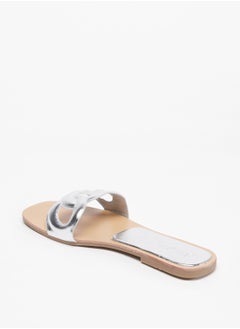 Flora Bella By Shoexpress Womens Slip On Flat Sandals Ramadan Collection  - Image 2