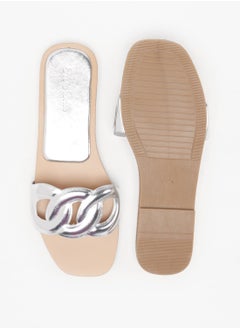 Flora Bella By Shoexpress Womens Slip On Flat Sandals Ramadan Collection  - Image 4