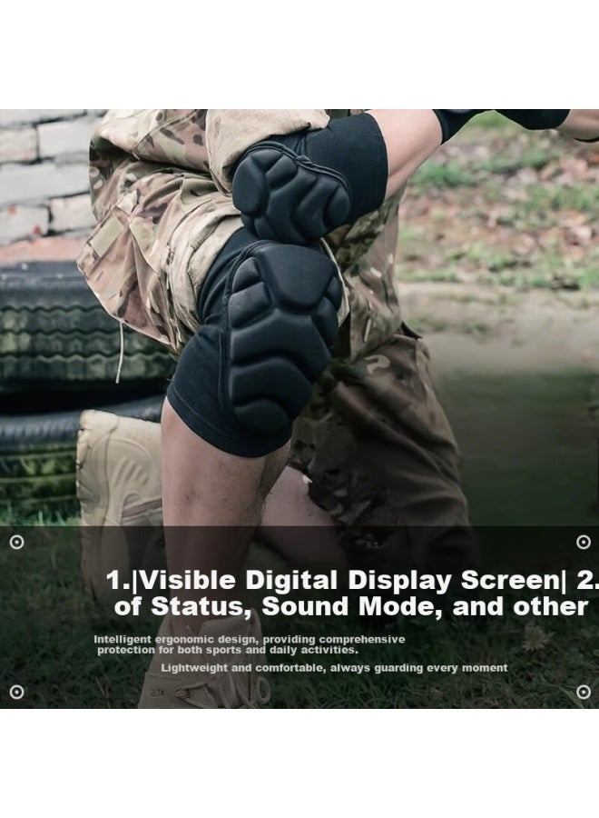 Ousen Tactical Knee And Elbow Pads Crawling Training Set Thickened Breathable Anti-collision Sports Protective Gear Fall-proof Equipment - Image 4