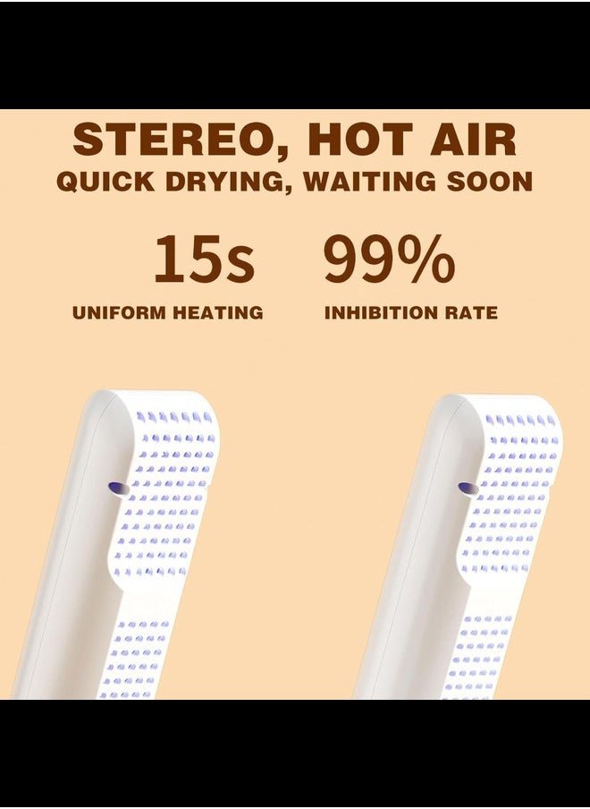 Intelligent Shoe Dryer,Multi Functional Folding Retractable Disinfection Deodorizing Shoe Dryer,Household Quick Drying Shoe Dryer,Shoe Dryer with Heat Blower, Intelligent Timer