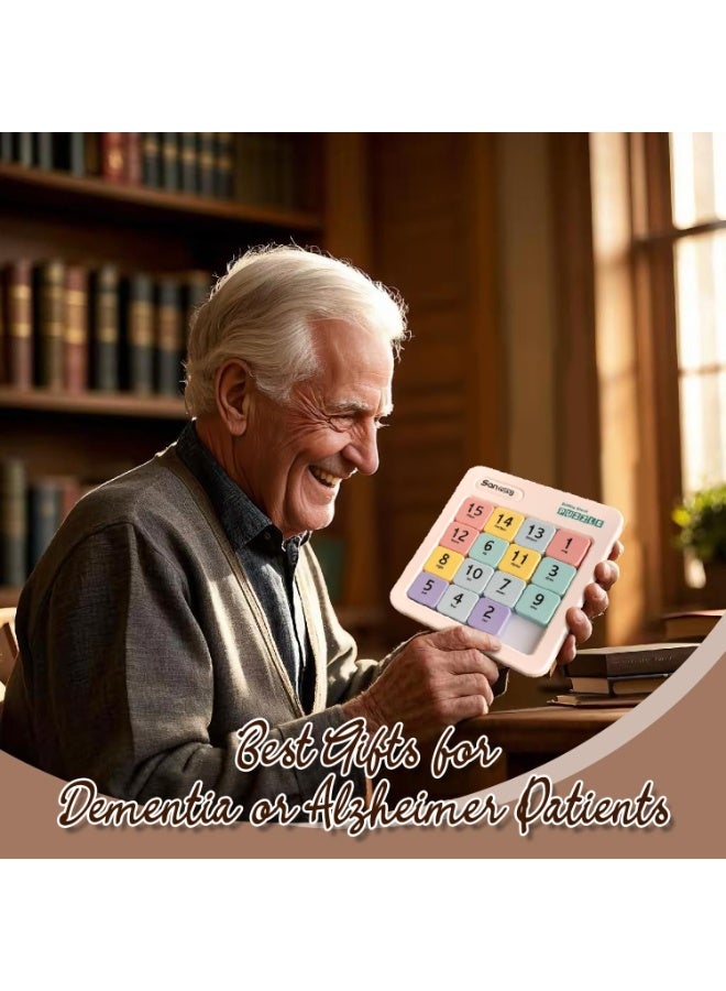 YelaJoy Memory Games for Seniors,Dementia and Alzheimer Activity,Sliding Number Puzzle - Image 4
