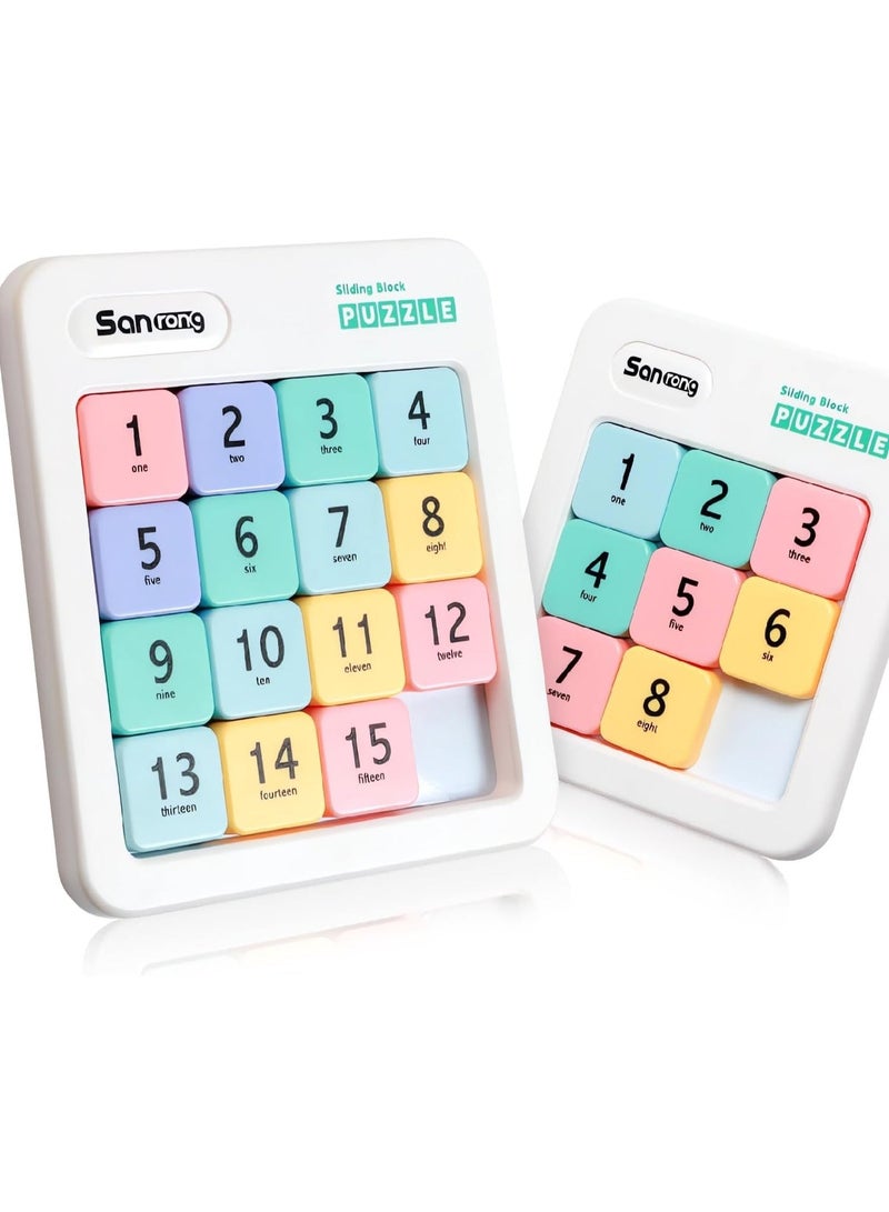 YelaJoy Memory Games for Seniors,Dementia and Alzheimer Activity,Sliding Number Puzzle - Image 1