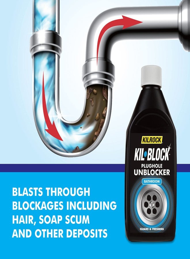 Kilrock Bathroom Plughole Unblocker 500ml - Image 2
