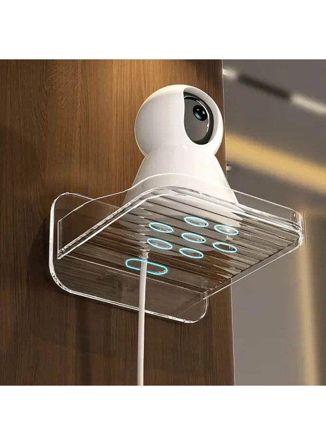 Transparent Wall Mount Camera Bracket No Drilling Required Universal Hook For Home Storage - Image 4