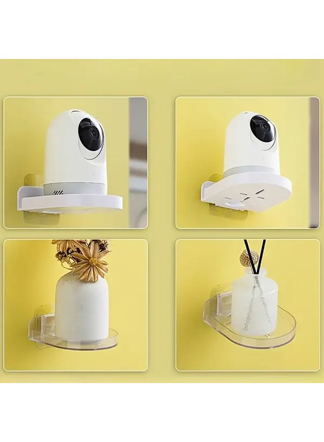 Transparent Wall Mount Camera Bracket No Drilling Required Universal Hook For Home Storage - Image 3