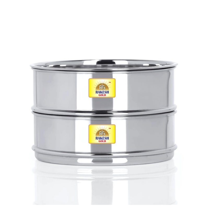 Rakesh Gold Rakesh Gold Stainless Steel Cooker ContainerCooker Separator for 225 liter outer lid cookers Stackable Food Grade RustFree Easy to clean  - Image 1
