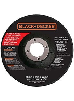 BLACK+DECKER 820W 115Mm Small Angle Grinder For Metal Grinding And Cutting Orange Black G720P B5 2 Years Warranty  - Image 3