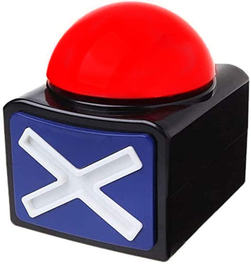RIBOSY Game Answer Buzzer, Game Buzzer with Lights and Sound Trivia Quiz Got Talent Buzzer, Buzzer Buttons for Game Show (1 Pack) - Image 1