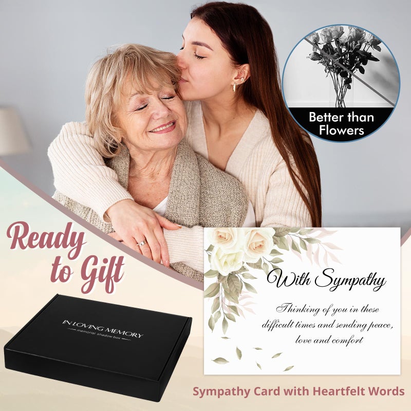 Fabuday Sympathy LED Shadow Box 4x6 Picture Frame - Memorial Gifts for Loss of Mom, Grandma; Bereavement Gifts in Memory of Loved One - Image 4