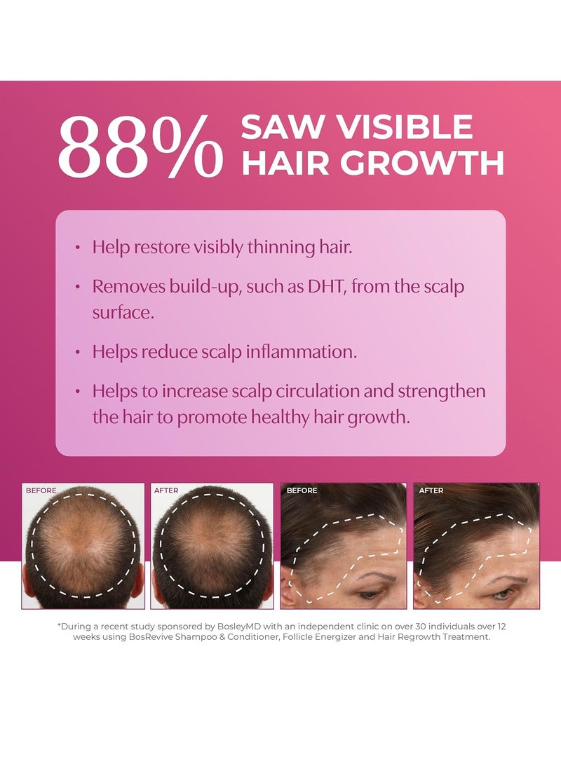 BOSLEYMD BosleyMD Foam, Extra Strength Thinning Treatment for Hair Loss and Hair Regrowth for Women 2%-5% Topical Solution, Foam/Mousse, 1-month supply, 2 oz  - Image 3