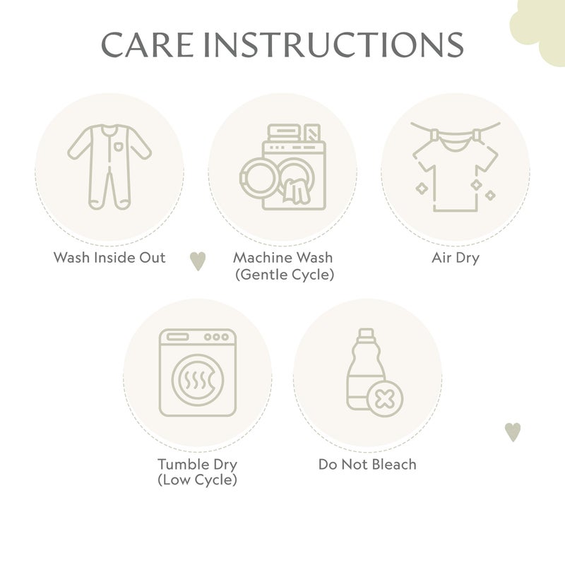 Bamboo Little Soft Baby Footie Pajamas - Newborn, Infant Sleepers, Zipper, 95% Viscose derived from Bamboo and 5% Spandex, Imported - Image 4