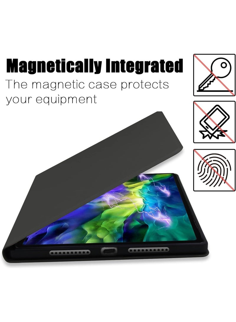 Compatible with Case for Huawei MatePad SE 10.4 Inch Tablet Leather Protection Folio Slim Protective Case Cover with Flip Stand Back Cover(black) - Image 2