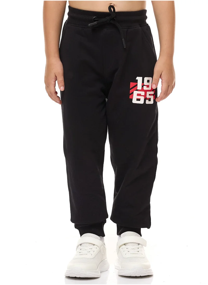 victor and jane Boys' 2-Piece Sweatshirt and Jogger Set (2 -8 yrs) Red-Black