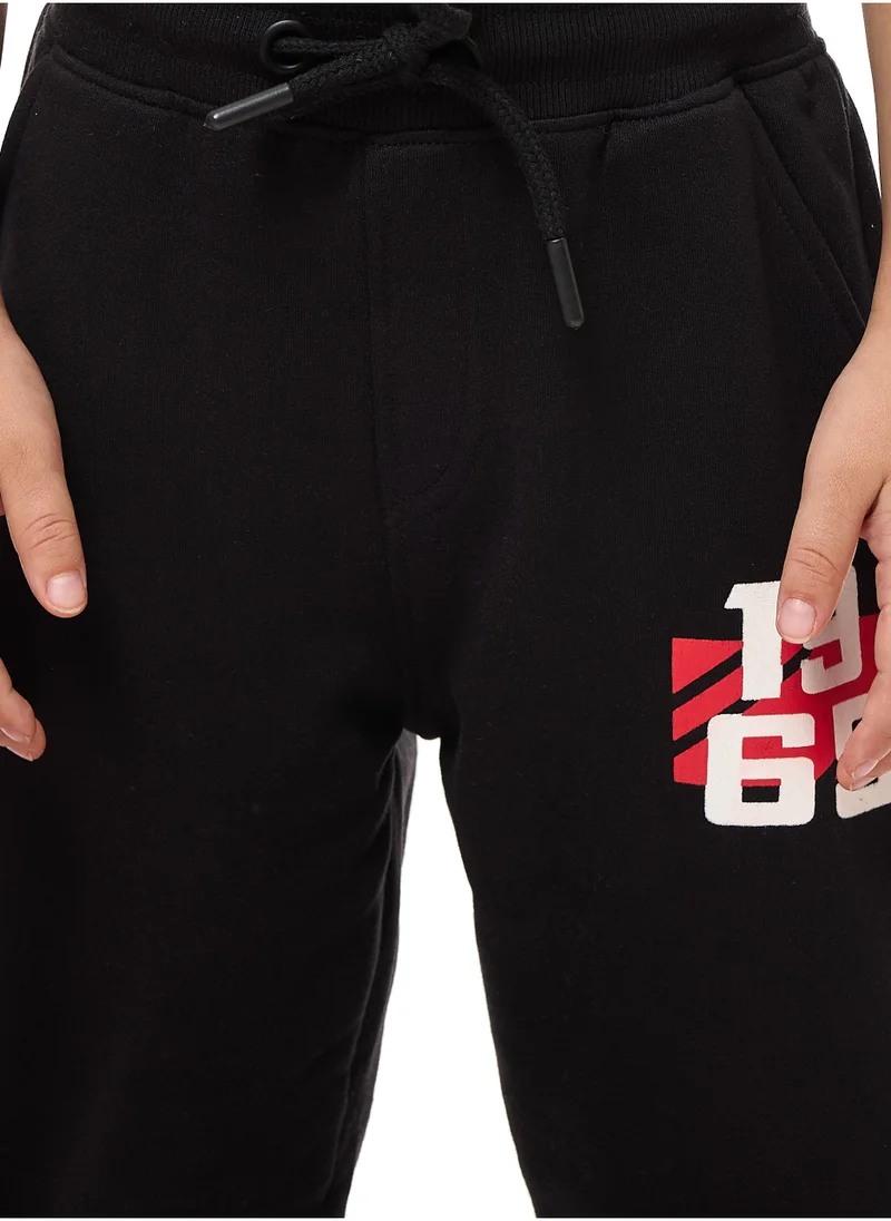 victor and jane Boys' 2-Piece Sweatshirt and Jogger Set (2 -8 yrs) Red-Black