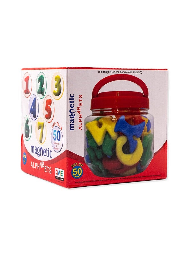 toyztrend Educational Magnetic Alphabet jar for Kids to Learn Alphabet and Number to Enhance Their Knowledge - Image 4