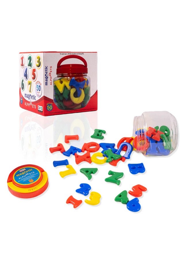 toyztrend Educational Magnetic Alphabet jar for Kids to Learn Alphabet and Number to Enhance Their Knowledge - Image 1