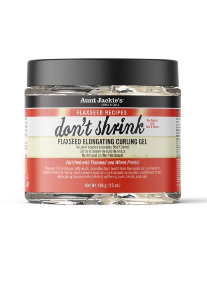 Aunt Jackie's Flaxseed Recipes Don't Shrink Elongating Hair Curling Gel 426 grams  - Image 4