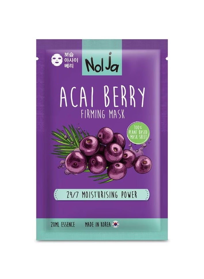 Mask Nolja Acai Berry Firming Mask 1 sheet 20ML - Image 1