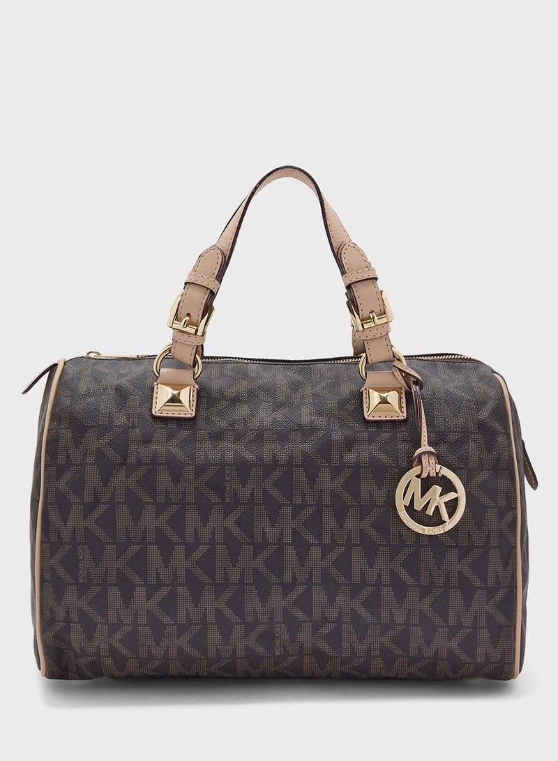 db1412 Large Grayson Satchel  - Image 1