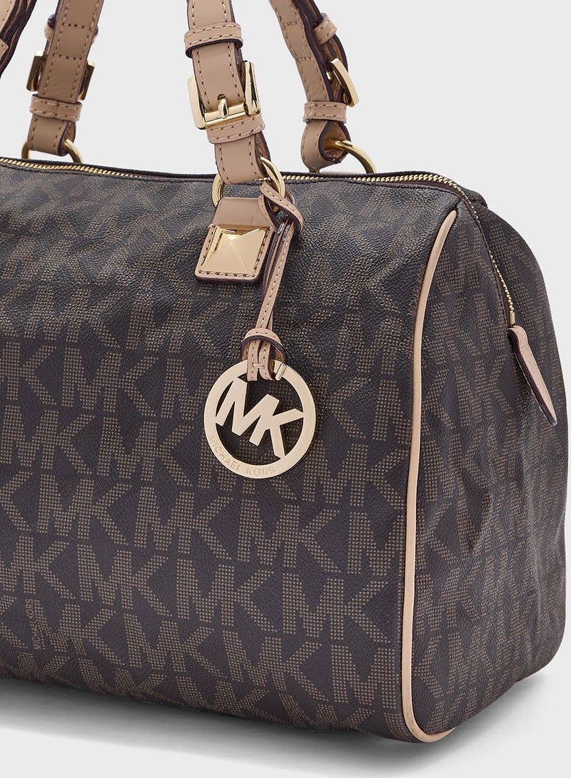 db1412 Large Grayson Satchel  - Image 4