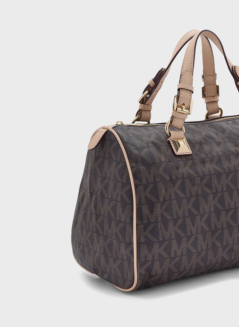 db1412 Large Grayson Satchel  - Image 3