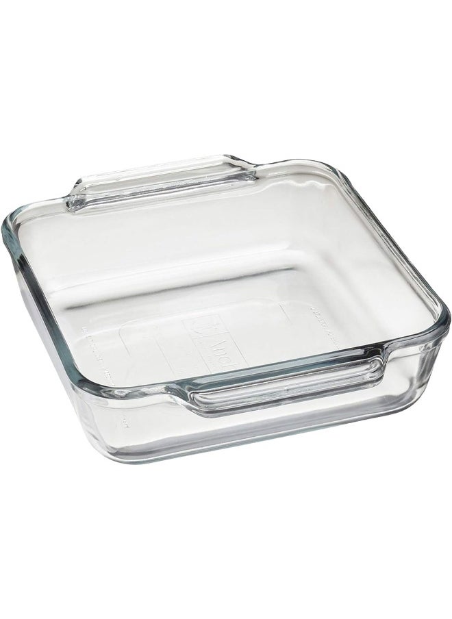 Anchor Hocking - A/H 2Qtr./Ltr. 8"Square Cake Dish - Image 1