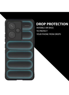 SpartanACC SpartanACC FlexArmor for Xiaomi Note 13 Pro Plus Case with Redmi Note 13 Pro Plus BackCover ShockProof MIlitray Drop Protection Reinforced Airbag Corners for Note 13 Pro Plus Cover White  - Image 4