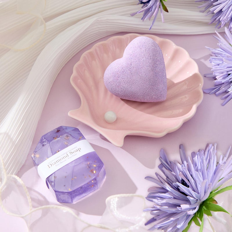 LE CADEAU Birthday Gifts for Women, Self Care Get Well Soon Gifts, Lavender Relaxing Spa Gift Basket Care Package w Blanket, Valentines Mothers Day Christmas Gifts for Mom Grandma Wife Girlfriend Friends Sister - Image 5
