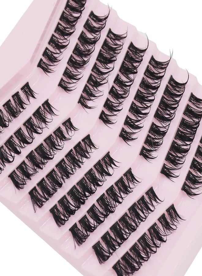 AUGENLI 16mm Individual Cluster Lashes Extension Eyelashes Wet Makeup look Puffy Mink Lashes for Japanese Manga Anime Cosplay False lashes by AUGENLI (05) - Image 3