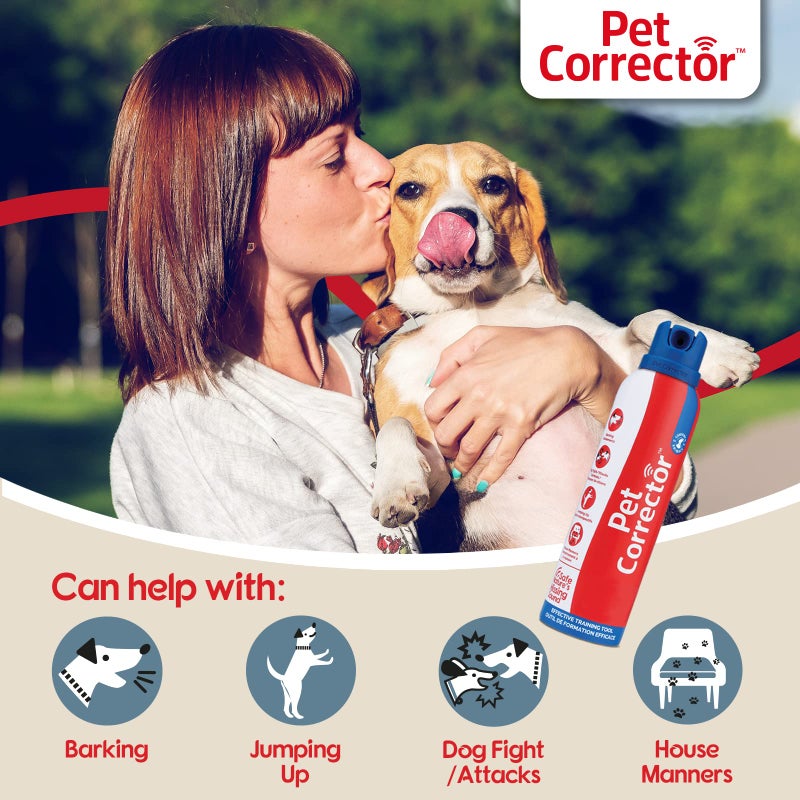 The Company of Animals PET CORRECTOR Dog Trainer, 200ml. 2 Pack- Stops Barking, Jumping Up, Place Avoidance, Food Stealing, Dog Fights & Attacks. Help stop unwanted dog behaviour. Easy to use, safe, humane and effective. - Image 1