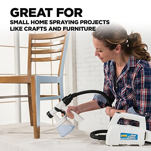 Wagner Spraytech 0529033 Home Décor HVLP Paint Sprayer, Chalk Paint Spray Gun, Milk Painting Tool, Latex Paint Spray for Home, Control Spray Painting Gun, Finish Sprayer, White, Studio Home Décor - Image 2