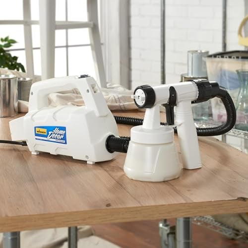 Wagner Spraytech 0529033 Home Décor HVLP Paint Sprayer, Chalk Paint Spray Gun, Milk Painting Tool, Latex Paint Spray for Home, Control Spray Painting Gun, Finish Sprayer, White, Studio Home Décor - Image 4