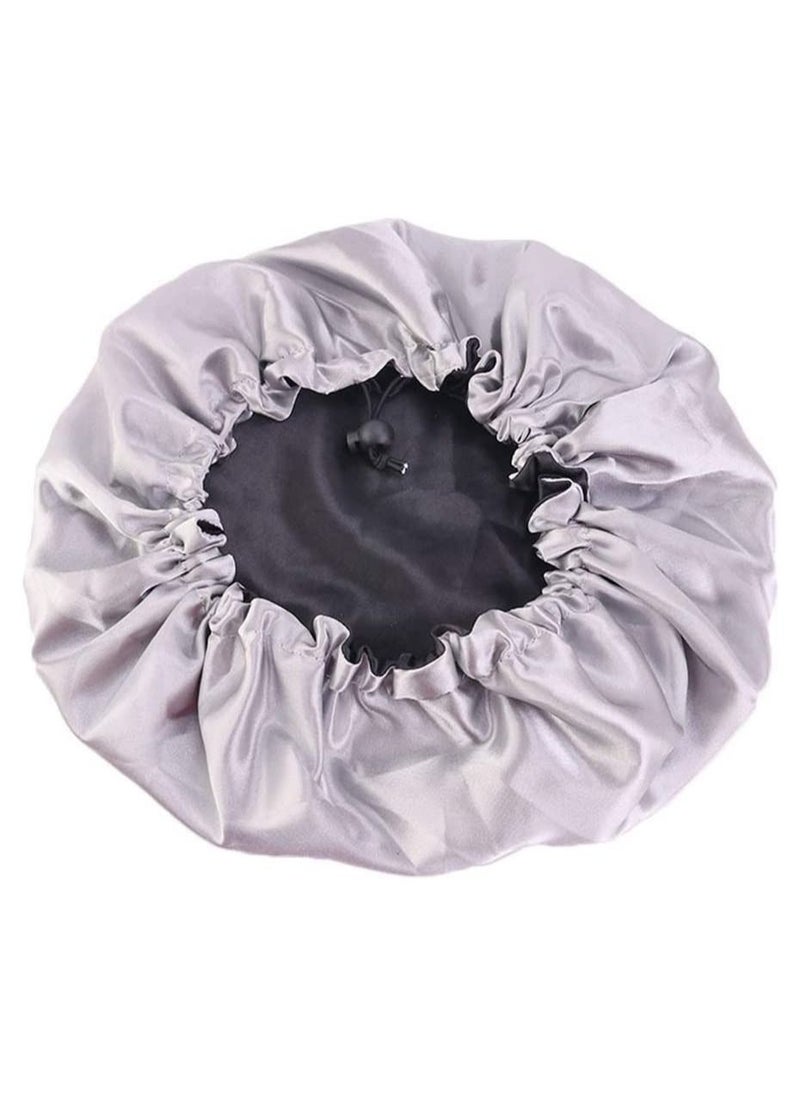 ORiTi Womens Adjustable Reversible Satin Bonnet Soft Double Sided Sleep Cap Protects Natural Hair Assorted Colors  - Image 5