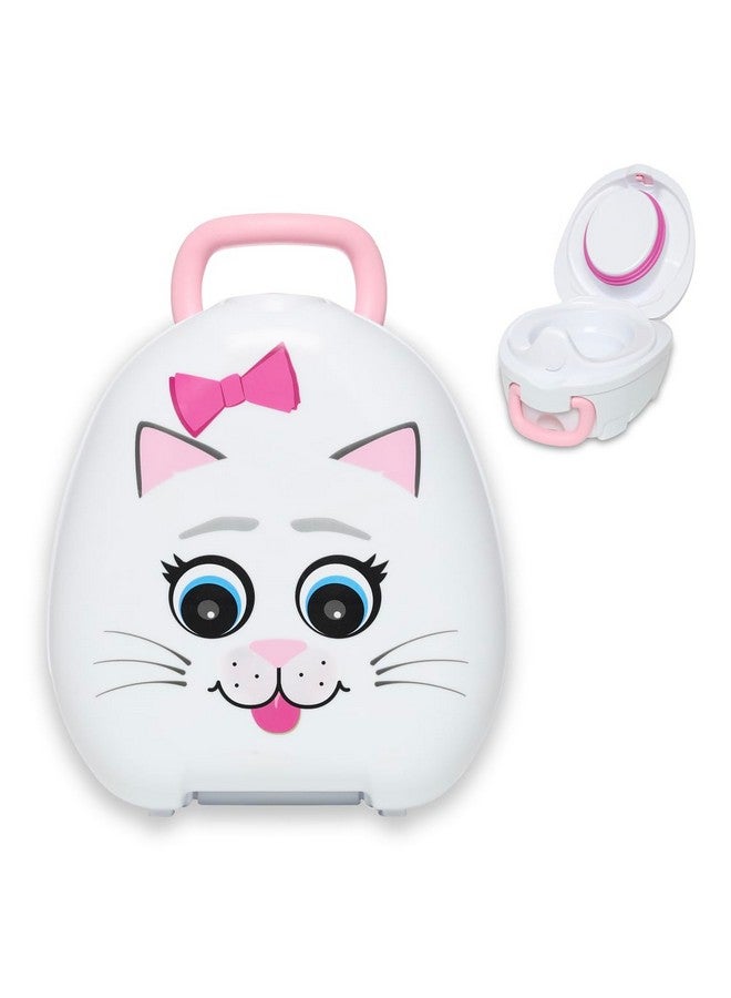 My Carry Potty - Cat Travel Potty, Award-Winning Portable Toddler Toilet Seat for Kids to Take Everywhere - Image 1