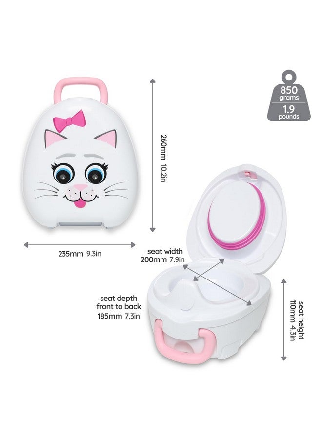 My Carry Potty - Cat Travel Potty, Award-Winning Portable Toddler Toilet Seat for Kids to Take Everywhere - Image 5