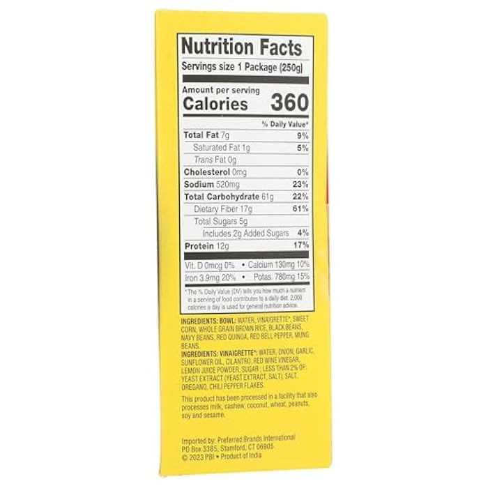 Tasty Bite وعاء بروتين مكسيكي لذيذ 8.8 أونصة - Image 5