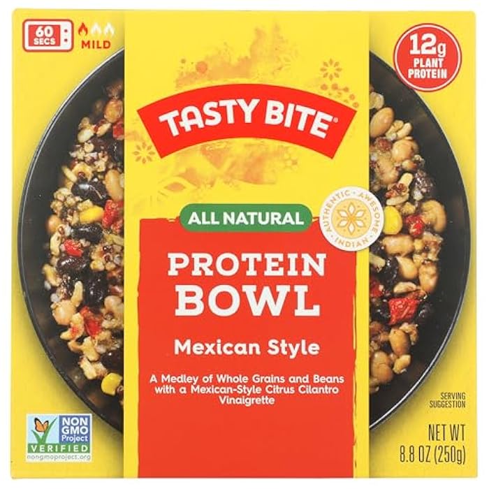 Tasty Bite وعاء بروتين مكسيكي لذيذ 8.8 أونصة - Image 1