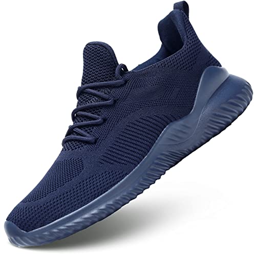 Kapsen Mens Non Slip Running Shoes Ultra Light Breathable Casual Walking Shoes Fashion Sneakers Mesh Workout Sports Shoes
